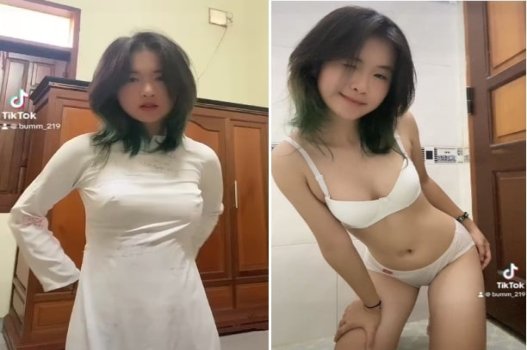 Gái học đường nóng bỏng với vòng một quyến rũ