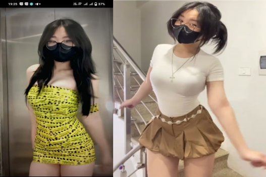 Video TikTok cô gái đầy đặn yêu thích khiêu vũ gợi cảm